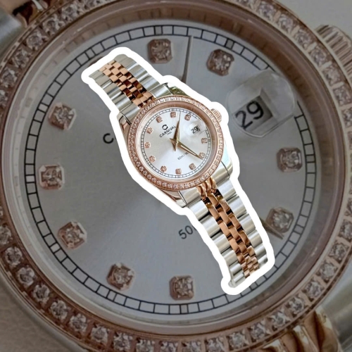 CARNIVAL 8131L2 DIAMOND DEMI ROSE WHITE  WOMEN VIỀN ĐÁ