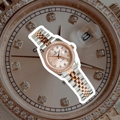 CARNIVAL 8131L2 DIAMOND DEMI ROSE SUNDUST WOMEN VIỀN ĐÁ