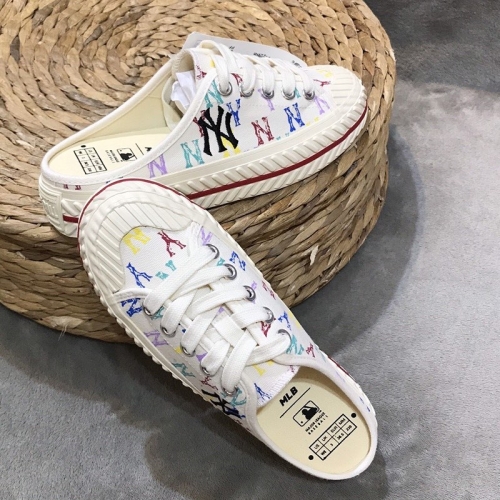 MLB MONOGRAM MULE WHITE (1)