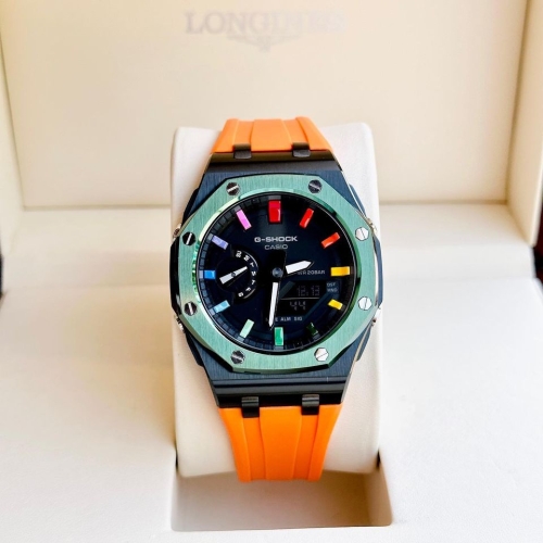 G-SHOCK GA-2100 CUSTOM GREEN ORANGE