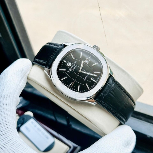 BENTLEY BL1689 BLACK LEATHER BLACK FACE - MEN