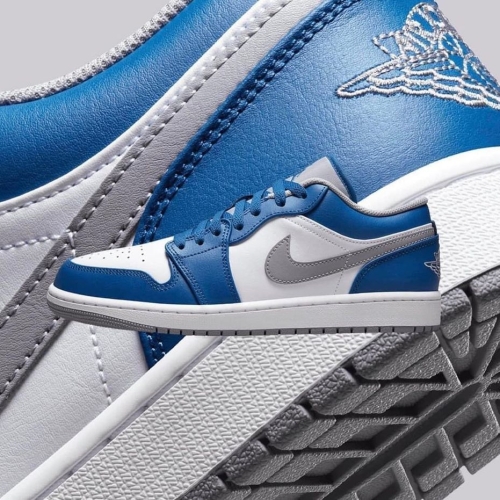 JORDAN 1 LOW BLUE GREY 