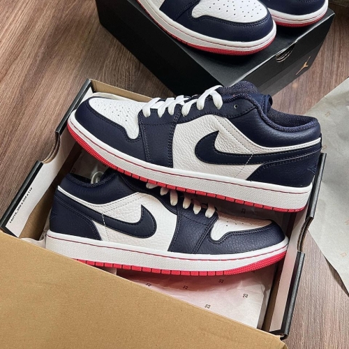JORDAN 1 LOW OBSIDIAN EMBER GLOW