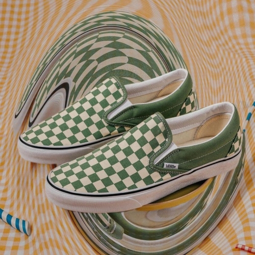 VANS SLIP ON GREEN MATCHA