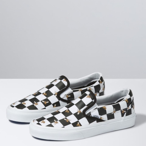 VANS SLIP ON CHECKER BEE