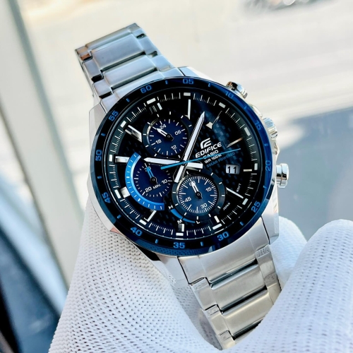 EDIFICE EQS-900 BLUE THÉP