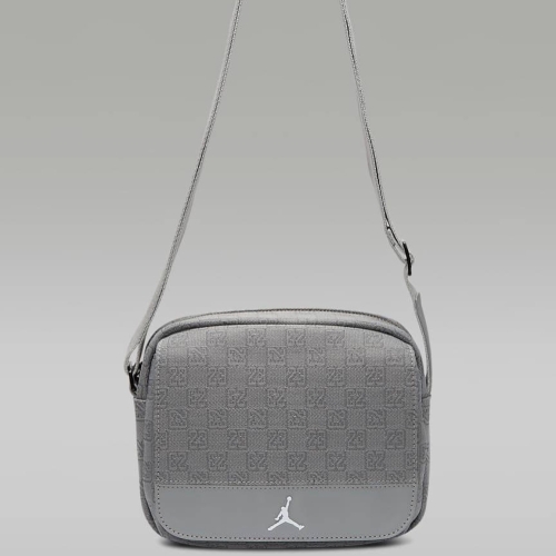 Jordan Monogram Crossbody Bag Light Grey