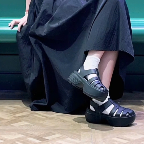 CROCS PLATFORM BLACK