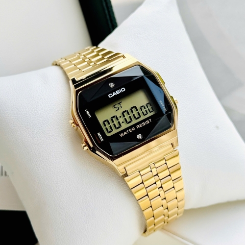 CASIO A159 GOLD DIAMOND 