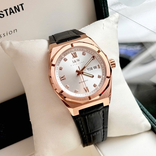 Carnival IW 751G Leather White Rose Diamond