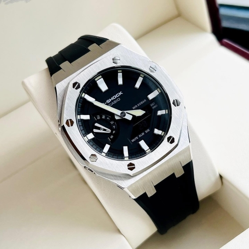 G-SHOCK GA-2100 CUSTOM BLACK WHITE