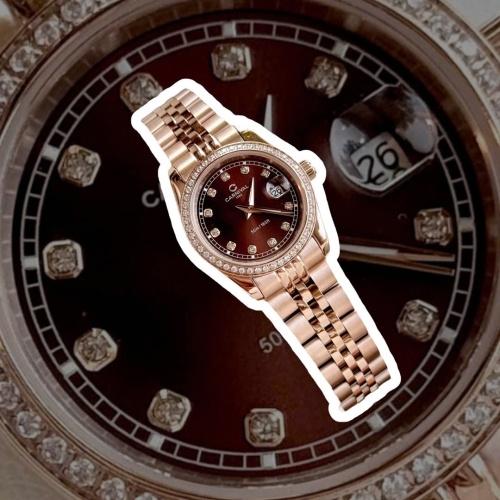 CARNIVAL 8131L2  DIAMOND ROSE CHOCOLATE WOMEN VIỀN ĐÁ