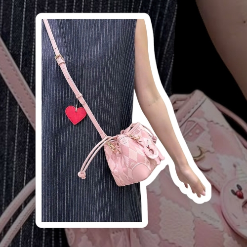 SEMIR DESSERT BUCKET BAG PINK