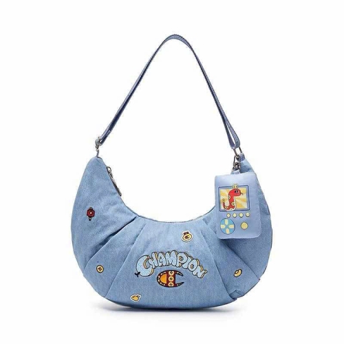 CHAMPION HANDBAG YEAR OF THE SNAKE BLUE JEAN 