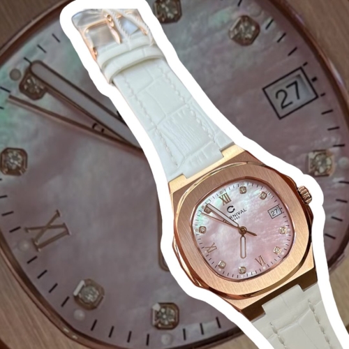 CARNIVAL 8160L DIAMOND ROSE MOP PINK FACE DÂY DA TRẮNG