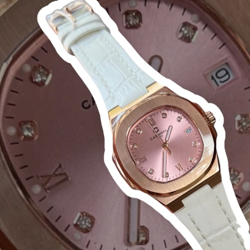 CARNIVAL 8160L DIAMOND ROSE PINK FACE DÂY DA TRẮNG