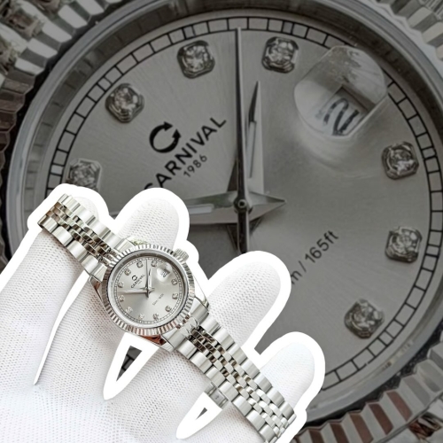 CARNIVAL 8131L SILVER DIAMOND GREY FACE WOMEN