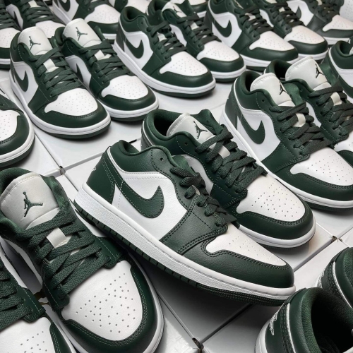 Jordan 1 Low White Olive