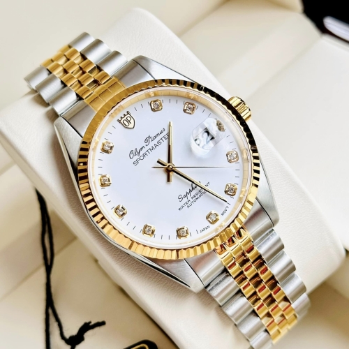 OLYM PIANUS OP89322 DEMI WHITE AUTOMATIC