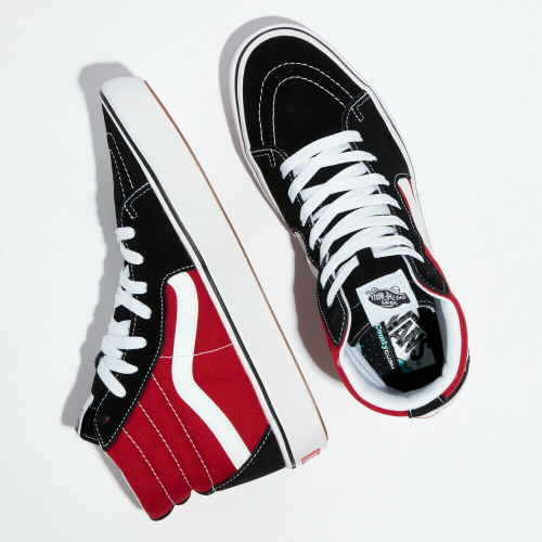 VANS SK8 HI BLACK RED 