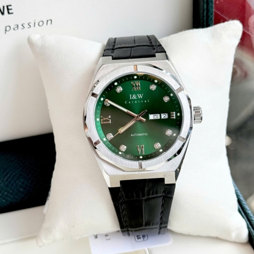 Carnival IW 751G Leather Green Rose Diamond