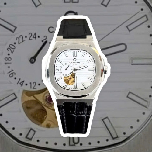 CARNIVAL 8159G LEATHER WHITE FACE