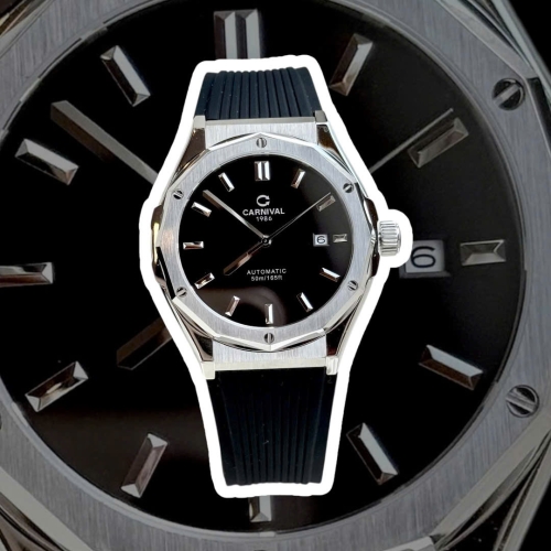 CARNIVAL 8168G SILVER CAO SU BLACK  FACE