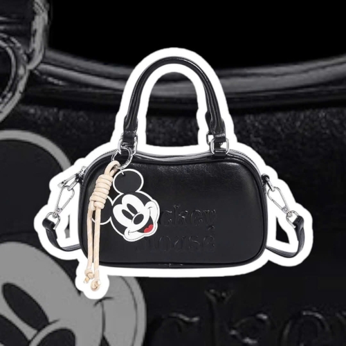 MICKEY MOUSE DISNEY HANDBAG LEATHER BLACK