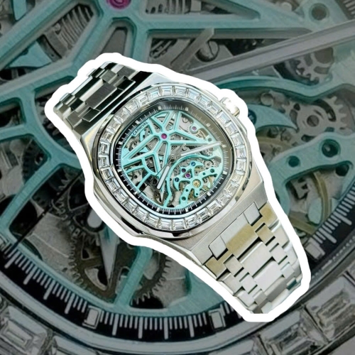  CARNIVAL NAUTILUS 8118G2 DIAMOND SILVER TIFFANY 