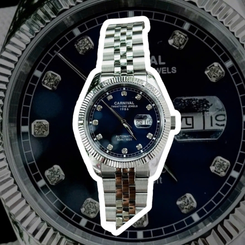 CARNIVAL 8131G SILVER BLUE FACE