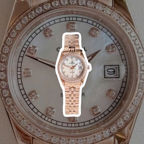 CARNIVAL 8131L2 DIAMOND ROSE TRẮNG XÀ CỪ FACE WOMEN VIỀN ĐÁ