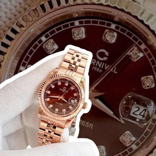 CARNIVAL 8131L DIAMOND ROSE CHOCOLATE WOMEN