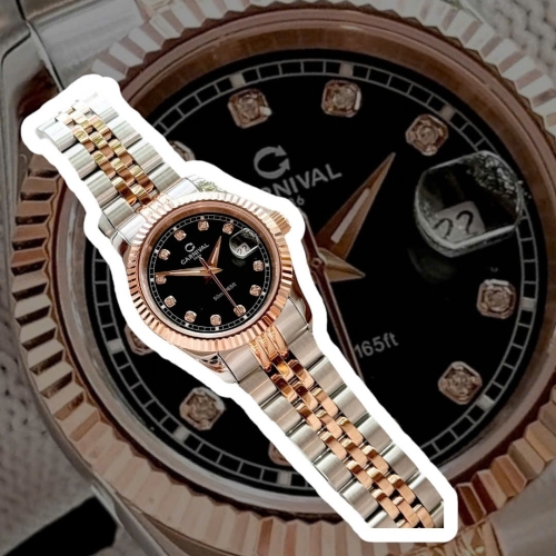 CARNIVAL 8131L DIAMOND DEMI ROSE BLACK  WOMEN 