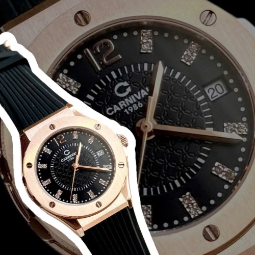 CARNIVAL 8173L ROSE BLACK FACE 