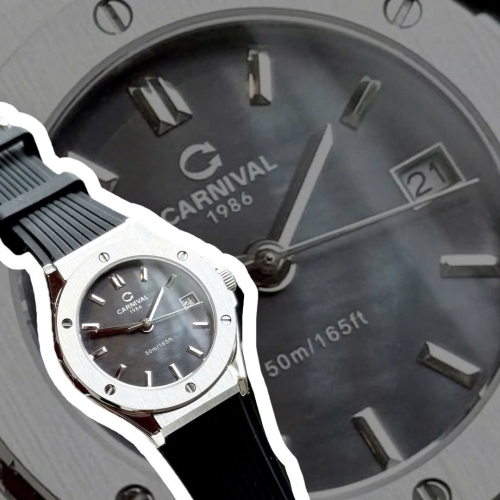 CARNIVAL 8168L SILVER MOP  BLACK XÀ CỪ FACE