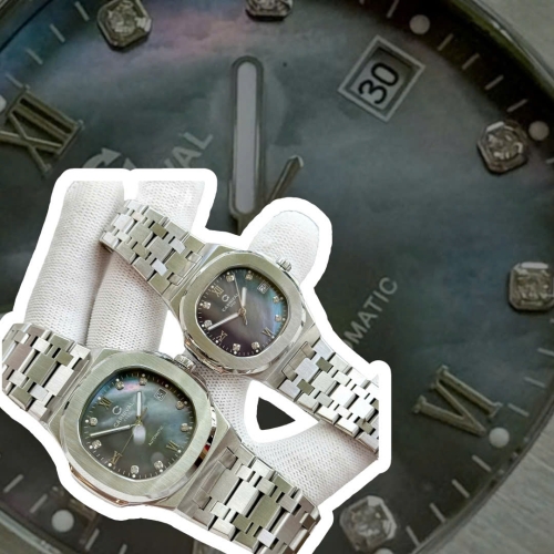 ĐỒNG HỒ COUPLE CARNIVAL 8160 SILVER BLACK MOP FACE