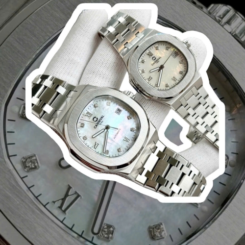 ĐỒNG HỒ COUPLE CARNIVAL 8160 SILVER WHITE MOP FACE