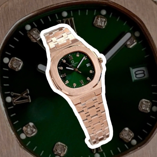 CARNIVAL 8160L ROSE DIAMOND GREEN FACE WOMEN