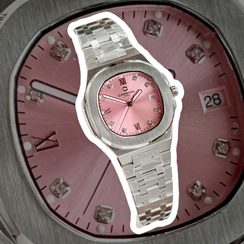 CARNIVAL 8160L DIAMOND SILVER PINK WOMEN