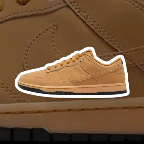  NIKE DUNK LOW RETRO SE WHEAT GUM (1)
