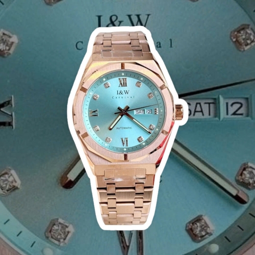  CARNIVAL IW 751G ROSE DIAMOND TIFFANY FACE