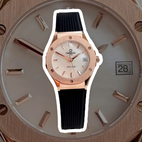 CARNIVAL 8168L ROSE MOP WHITE FACE