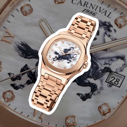 CARNIVAL 8160G ROSE TẾT BÍNH NGỌ 2026 TRẮNG XÀ CỪ FACE