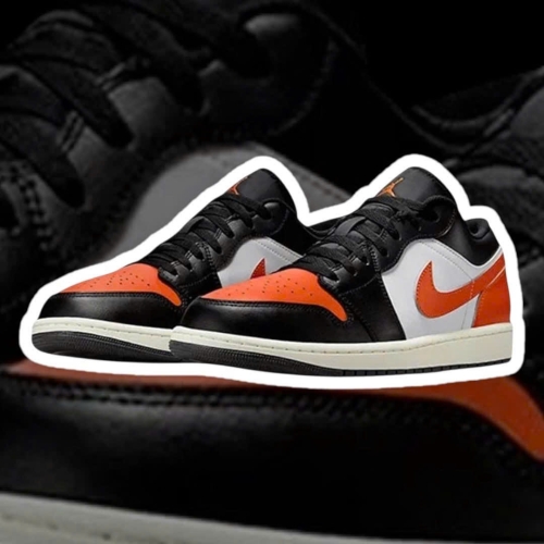NIKE AIR JORDAN 1 LOW SHATTERED BACKBOARD ORGANGE 
