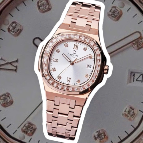 CARNIVAL 8160L2 ROSE DIAMOND WHITE  FACE