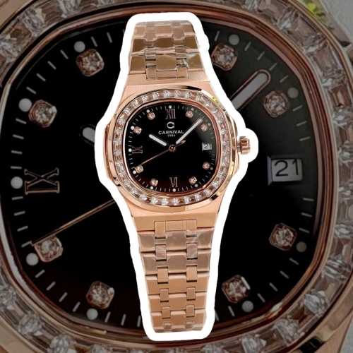 CARNIVAL 8160L2 ROSE DIAMOND BLACK FACE