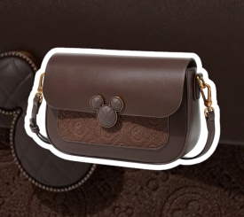 TÚI DA DISNEY SQUARE CROSSBODY MICKEY MOUSE BROWN
