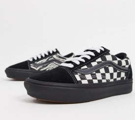 VANS OLD SKOOL COMFYCUSH CHECKER ZEBRA