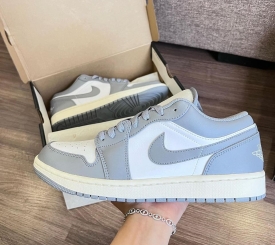 JORDAN 1 LOW VINTAGE GREY