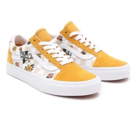 OLD SKOOL COTTAGE YELLOW FLORAL 